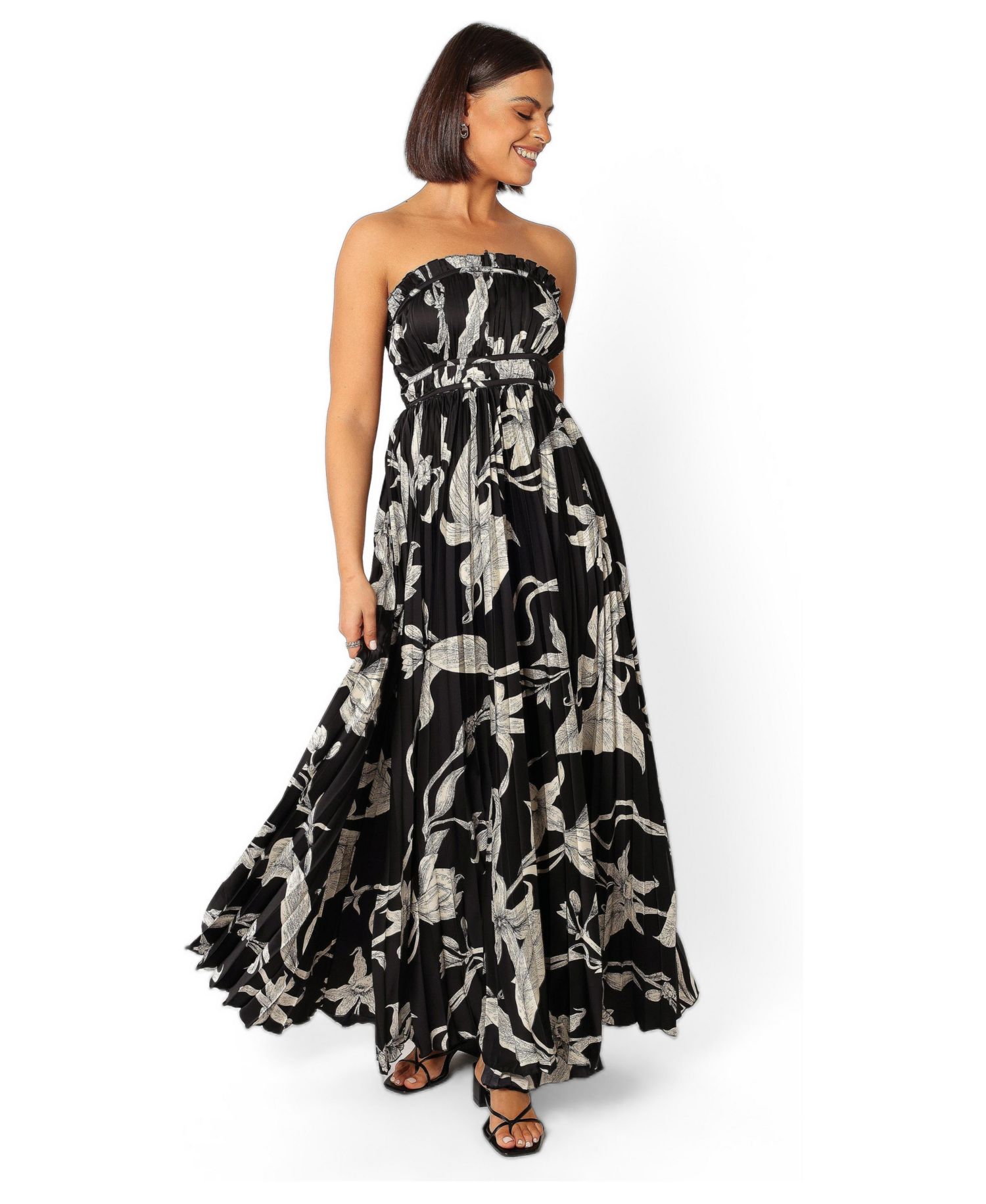 Womens Angelique Strapless Maxi Dress