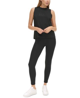 DKNY - Women's Satin Logo Tank Top