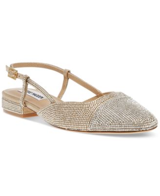 Steve Madden - Women's Belinda-R Embellished Slingback Flats