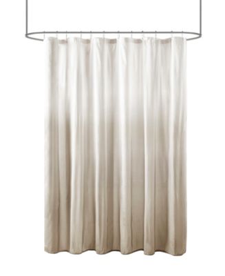 Madison Park Ara Ombre Printed Seersucker Shower Curtain, 72