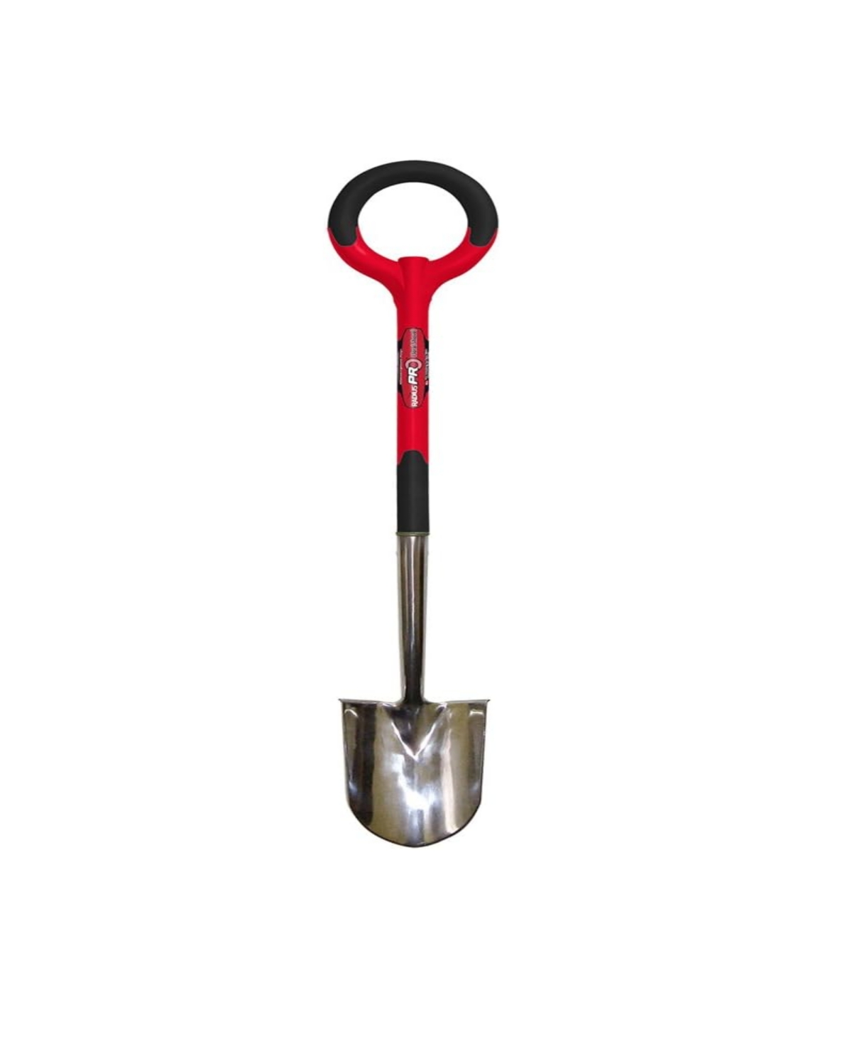 Pro Ergonomic Stainless Steel Floral Shovel, Red - Red