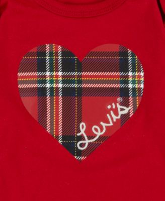 Baby Girls Plaid Bodysuit and Leggings, 2 Piece Gift Box Set