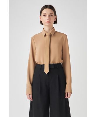 Women's Lightweight Collared Dress Shirt