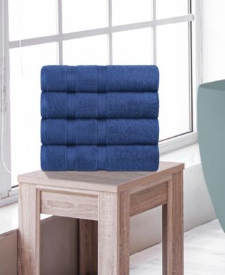 Smart Dry Zero Twist Cotton 4-Piece Bath Towel Set