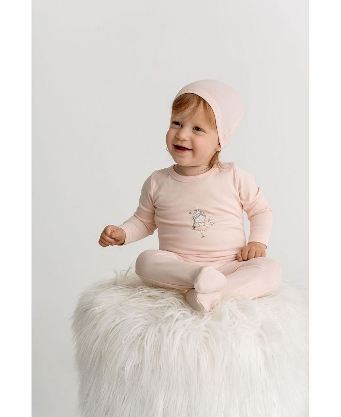 Pouf Baby Baby Girls Graphic Footie Macy's