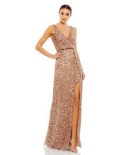 Rose gold dress macys sales