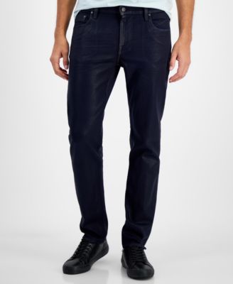 GUESS Men s Slim Fit Tapered Coated Jeans Macy s