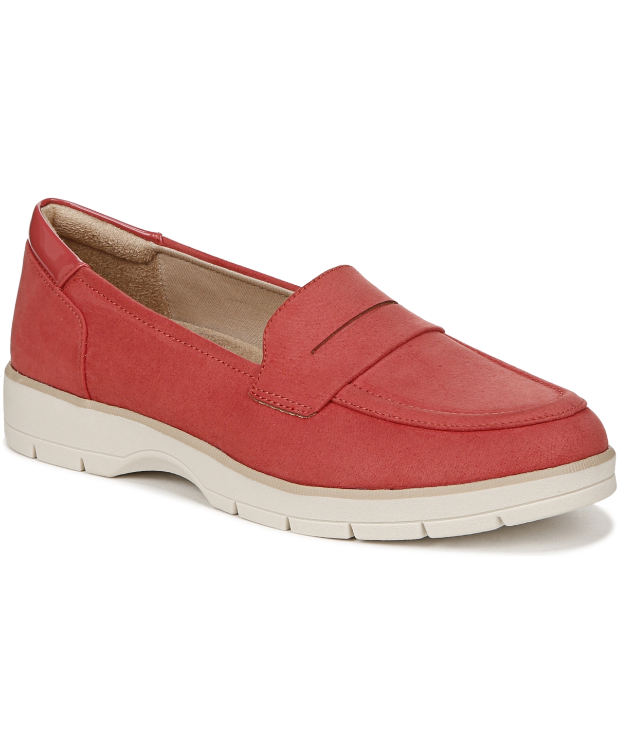 Shop Dr. Scholl's Women's Nice Day Loafers In Red Fabric