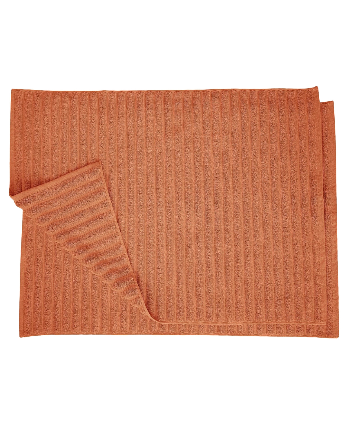Superior Eco-friendly 2pc Absorbent Bath Mat Set In Copper
