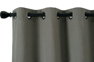 1 Piece Moroccan Sparkle Rod Pocket Semi Sheer Voile Beaded Trim Window Valance