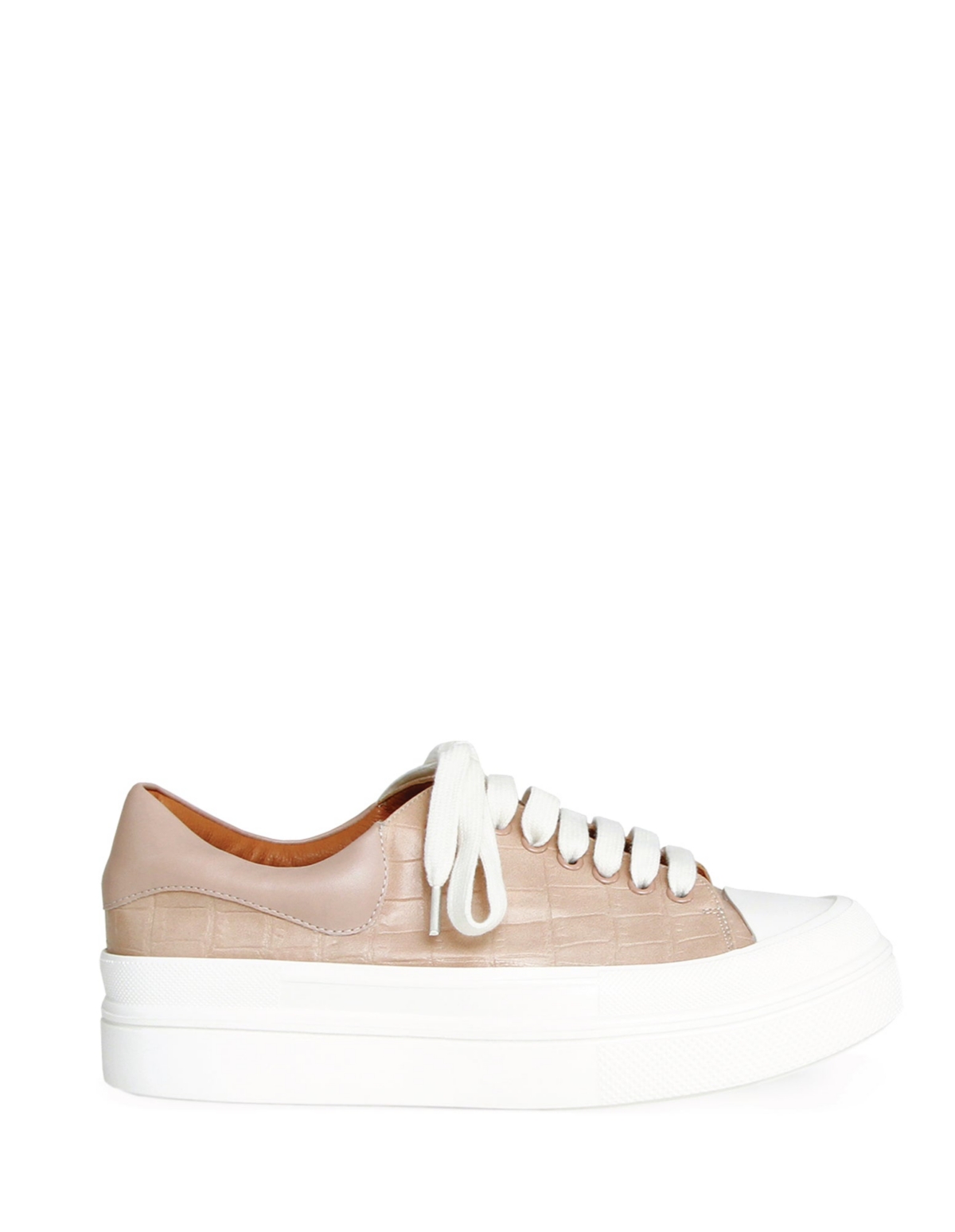 BELLE & BLOOM WOMEN BELLE & BLOOM JUST A DREAM CROC LEATHER SNEAKER