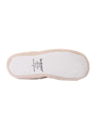 Women's Chevron Micro Terry Ballerina Slipper