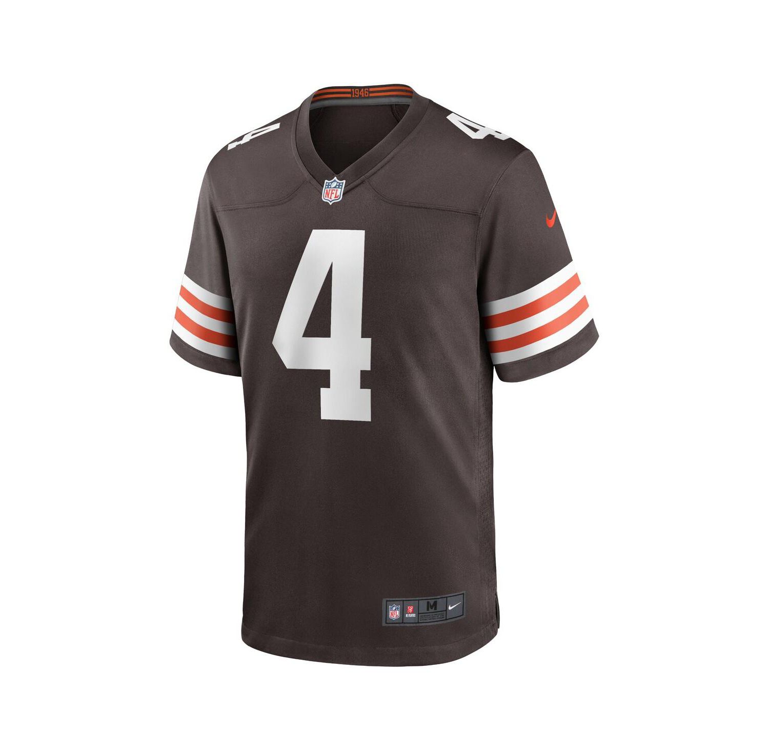 Men's Deshaun Watson Brown Cleveland Browns Game Jersey