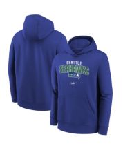 Nike Youth Seattle Seahawks Rewind Shout Royal Hoodie