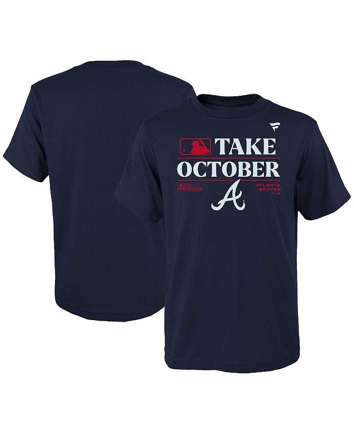 Men's Atlanta Braves Fanatics Branded Navy 2023 Postseason Locker Room  T-Shirt