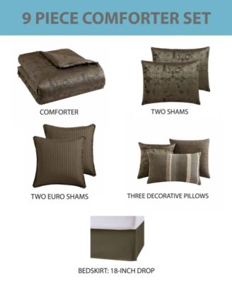 Dobbins 9-Pc. Comforter Set, Queen
