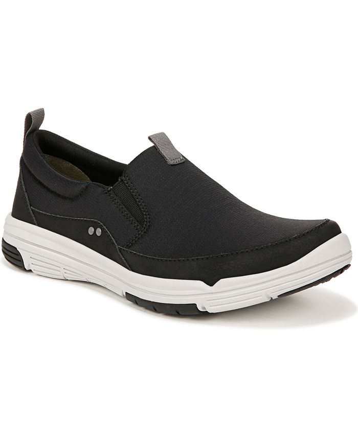 Macy's black sales slip on sneakers