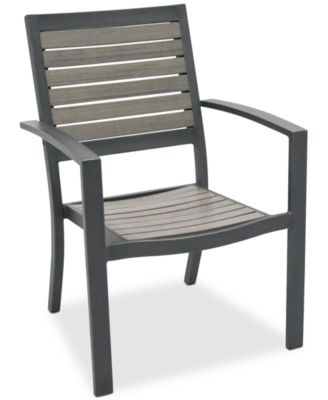 Furniture CLOSEOUT! Marlough Aluminum Outdoor Dining Chair