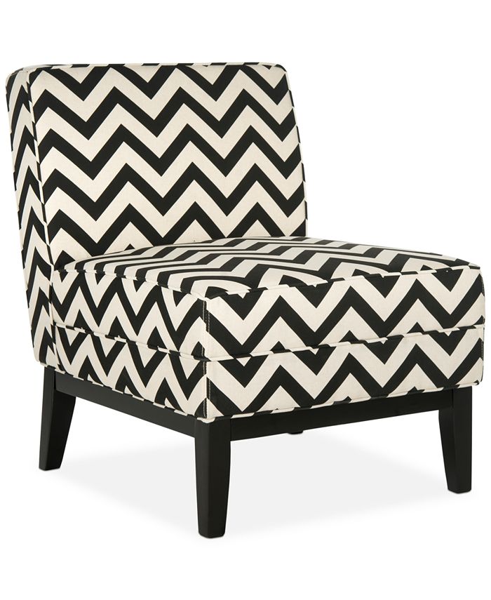Chevron accent sales chair