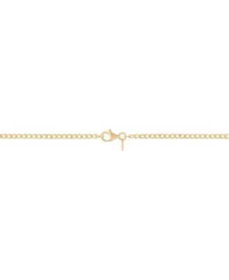 Diamond Mini Cluster Station 18" Collar Necklace (1/5 ct. t.w.) in 14k Gold-Plated Sterling Silver