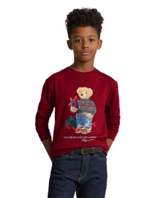 Baby Boy New York Polo Bear Cotton T-shirt by Ralph deals Lauren