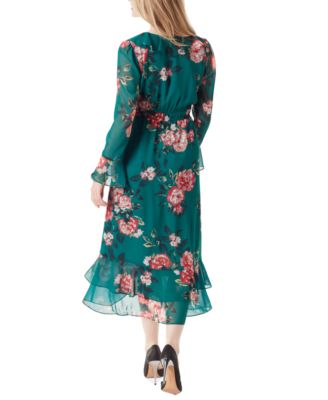 Jessica Simpson Women's Lucille Ruffled Midi Dress - Macy's