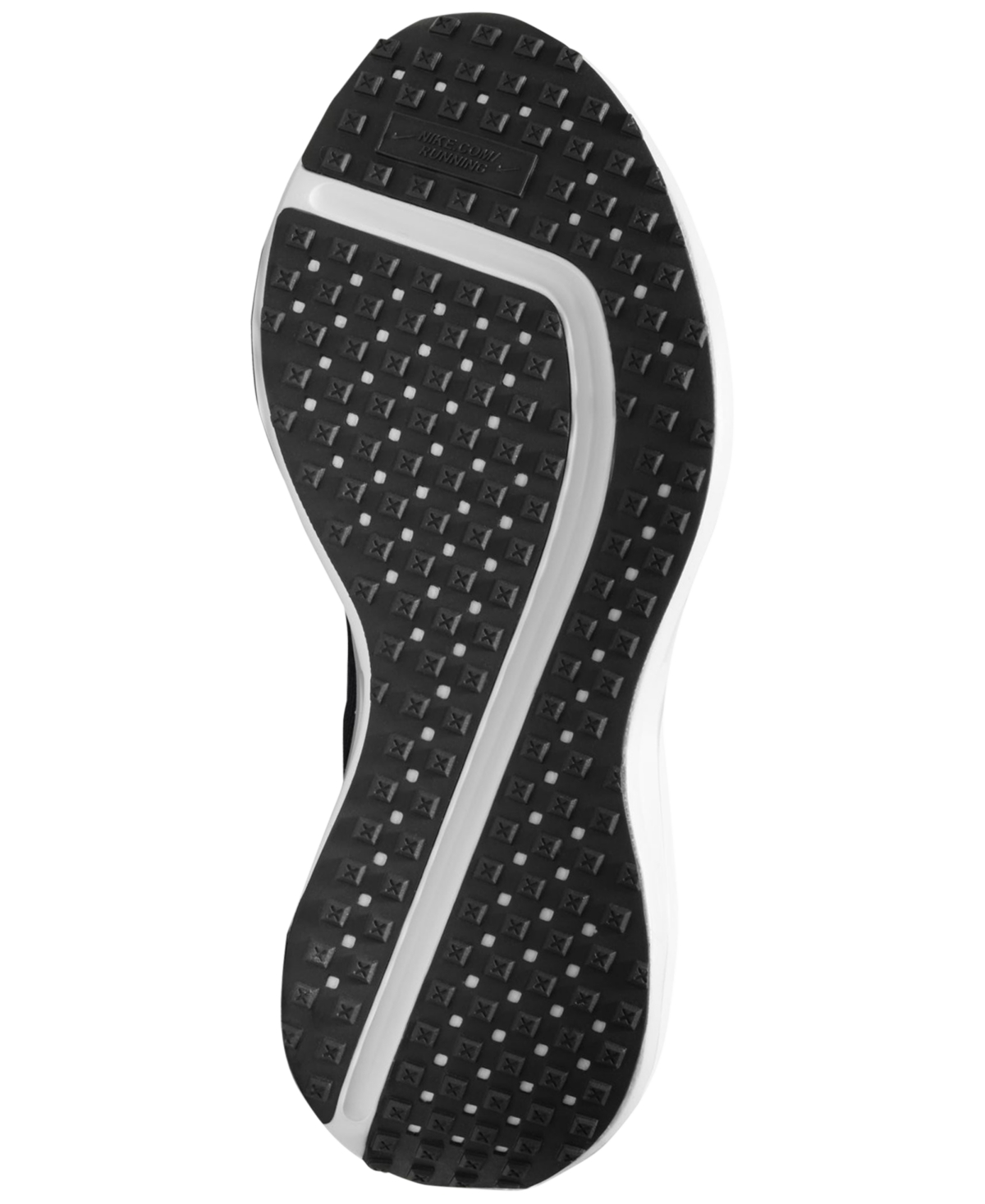 Nike Women's Interact Running Sneakers From Finish Line In Black,white