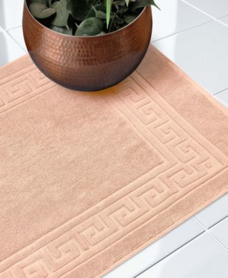 Cotton Greek Key Infinity Border 2-Pc. Bath Rug Set