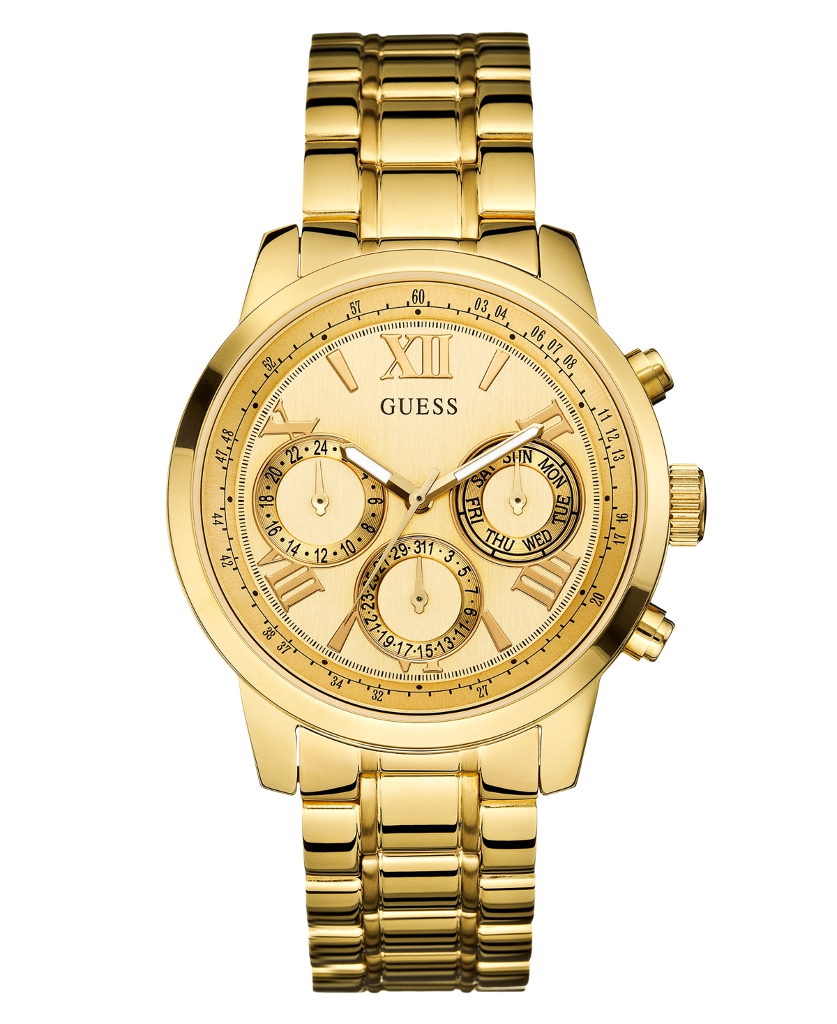 Women's Multi-Function Gold-Tone Stainless Steel Watch 42mm - Gold-Tone