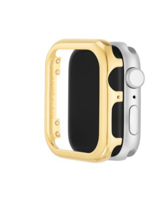 Women's Polished Gold-Tone Alloy Metal Protective Case designed for Apple Watch&reg; 45mm