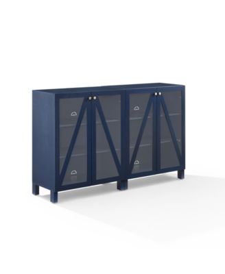 Furniture Cassai 2 Piece Medium-Density Fiberboard (MDF) Media Sideboard Cabinet Set