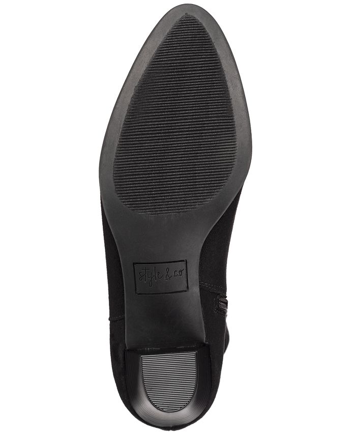 Style & Co Piviee Slouch Booties, Created for Macy's - Macy's