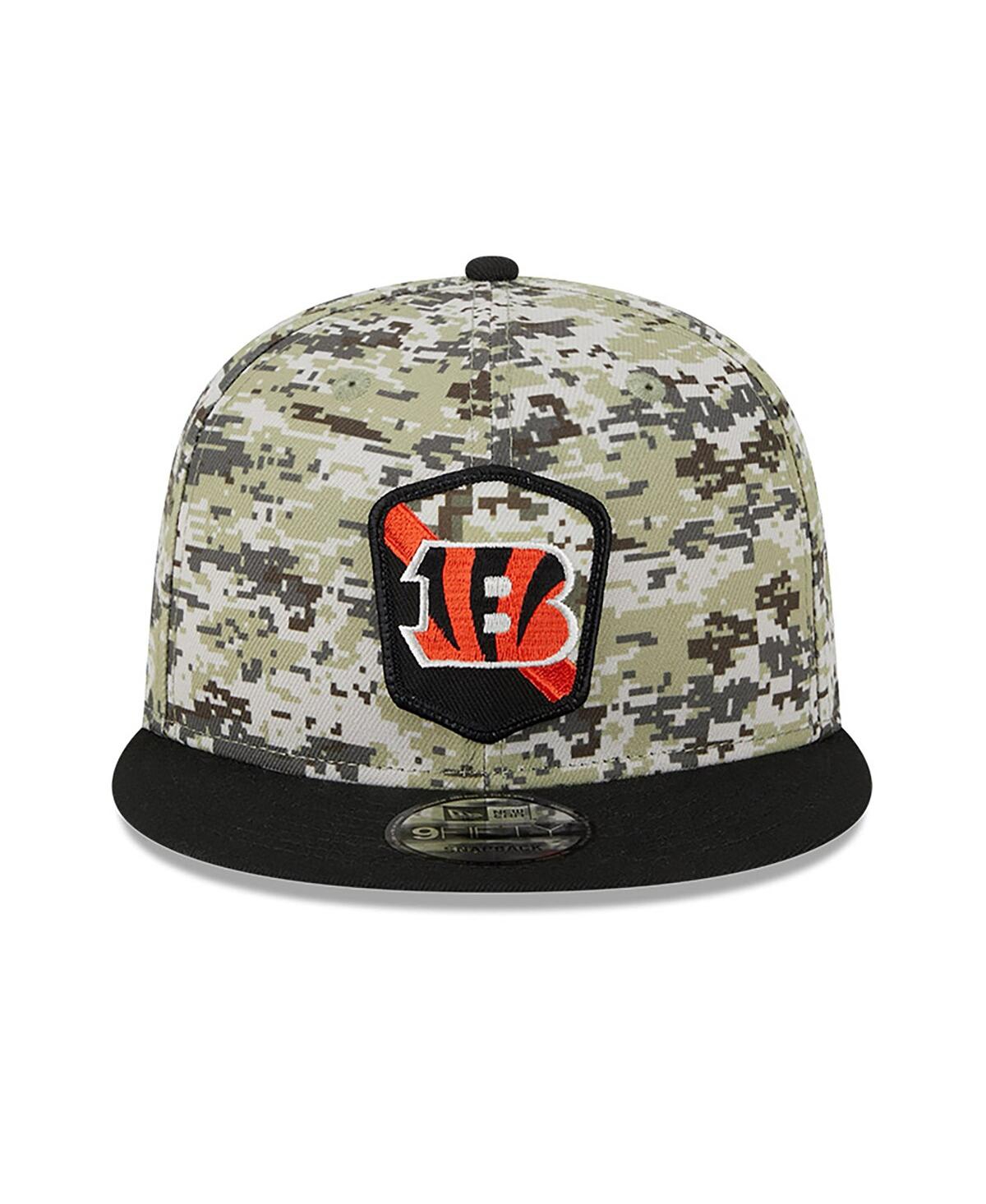 Men's New Era Black Cincinnati Bengals 2023 Salute To Service 9FIFTY Snapback Hat - Black