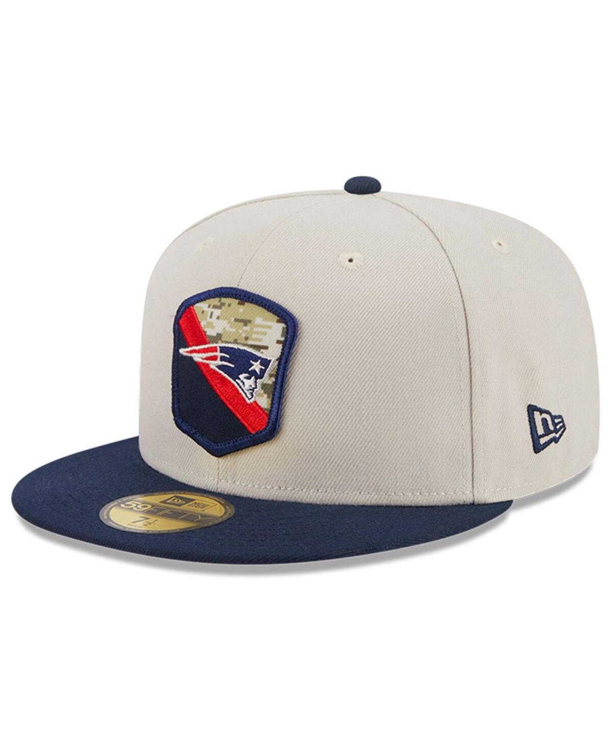 Men's New Era Navy New England Patriots 2023 Salute To Service 59FIFTY Fitted Hat - Navy