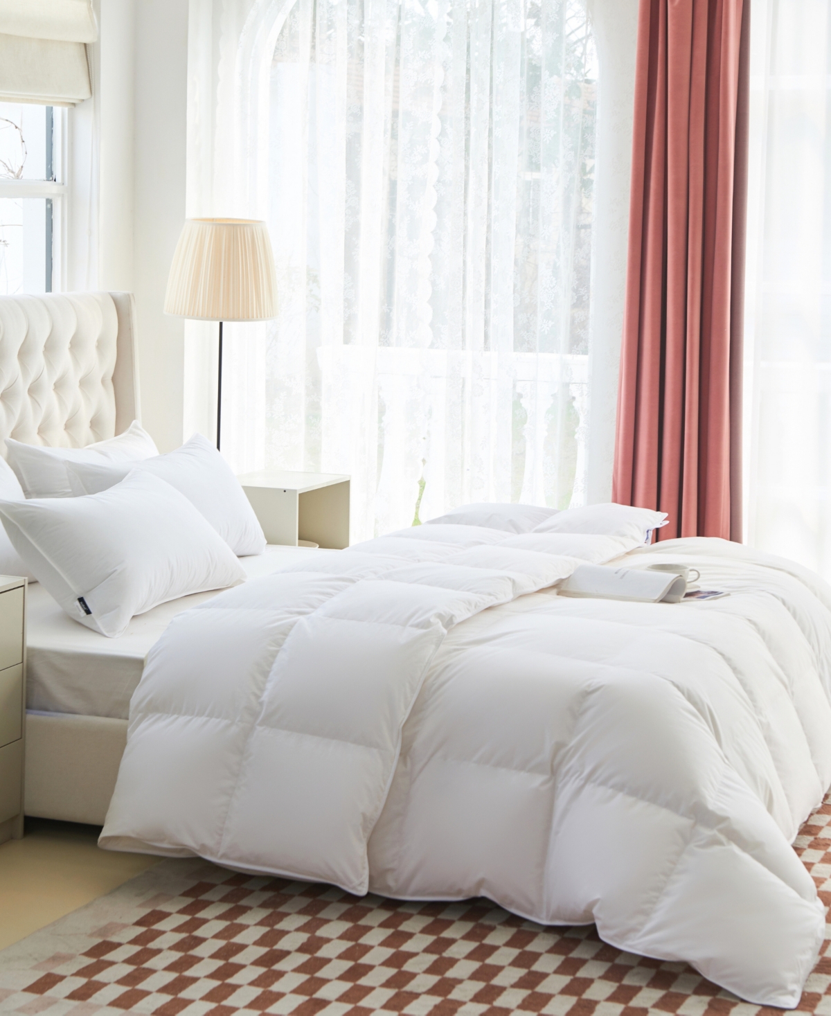 Royal Elite All Season Comforter, Twin In White
