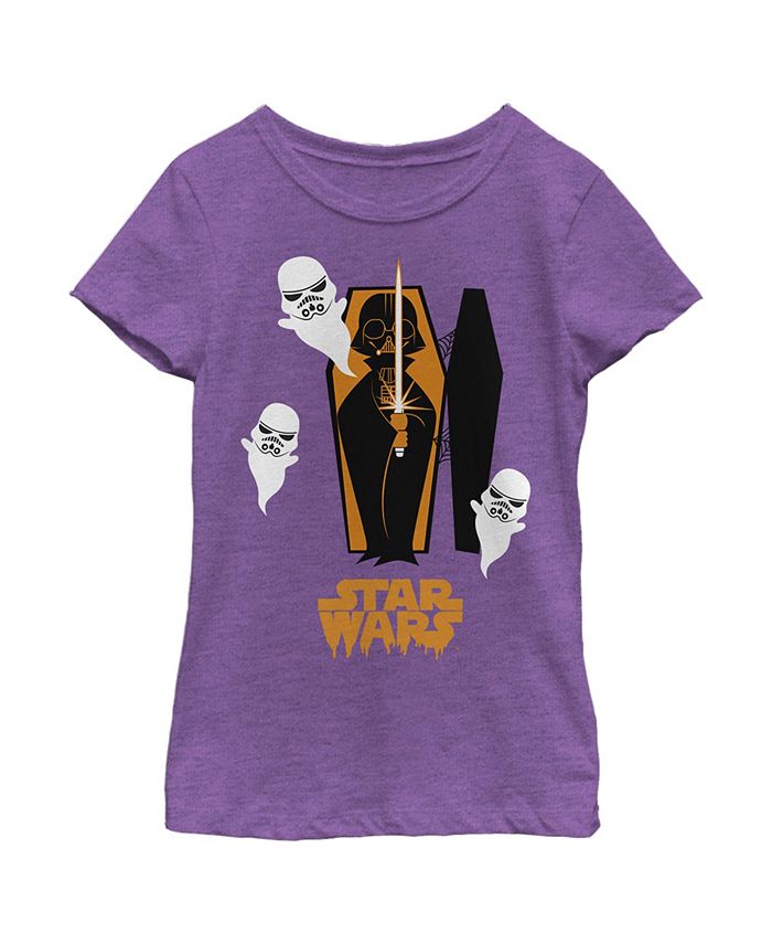 Disney Lucasfilm Girl's Star Wars: A New Hope Halloween Darth Vader Coffin  Child T-Shirt - Macy's