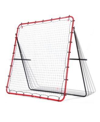 Soccer Rebounder, Soccer Gifts, Kids Teens Football Games, Kick back Practice Net for Skill Training, 5' x 5'