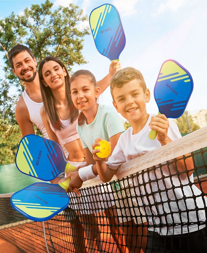 NET PLAYZ Pickleball Paddles Pickleball Set, USAPA Approved 2 Child ...