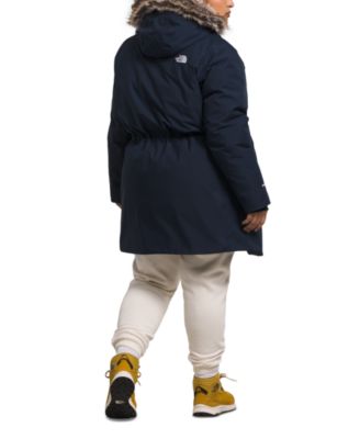 Plus Size Arctic Hooded Coat