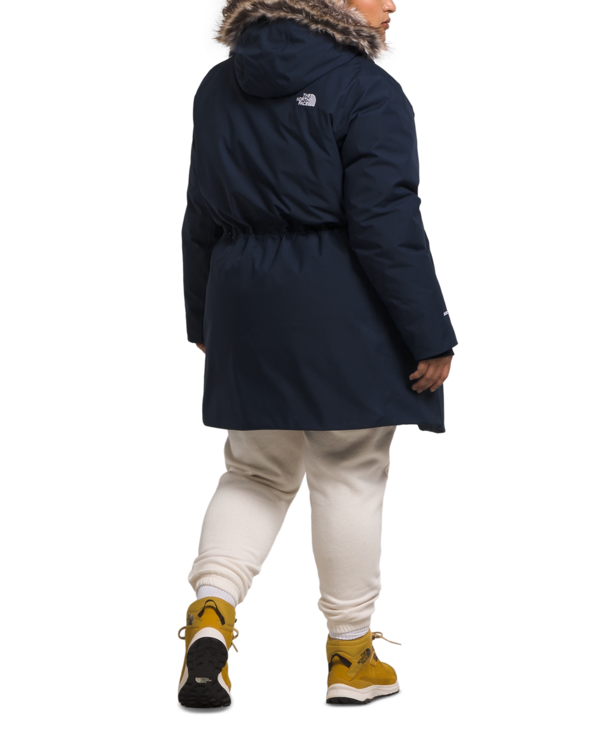 The North Face Plus Arctic Faux-Fur-Trim Hooded Coat