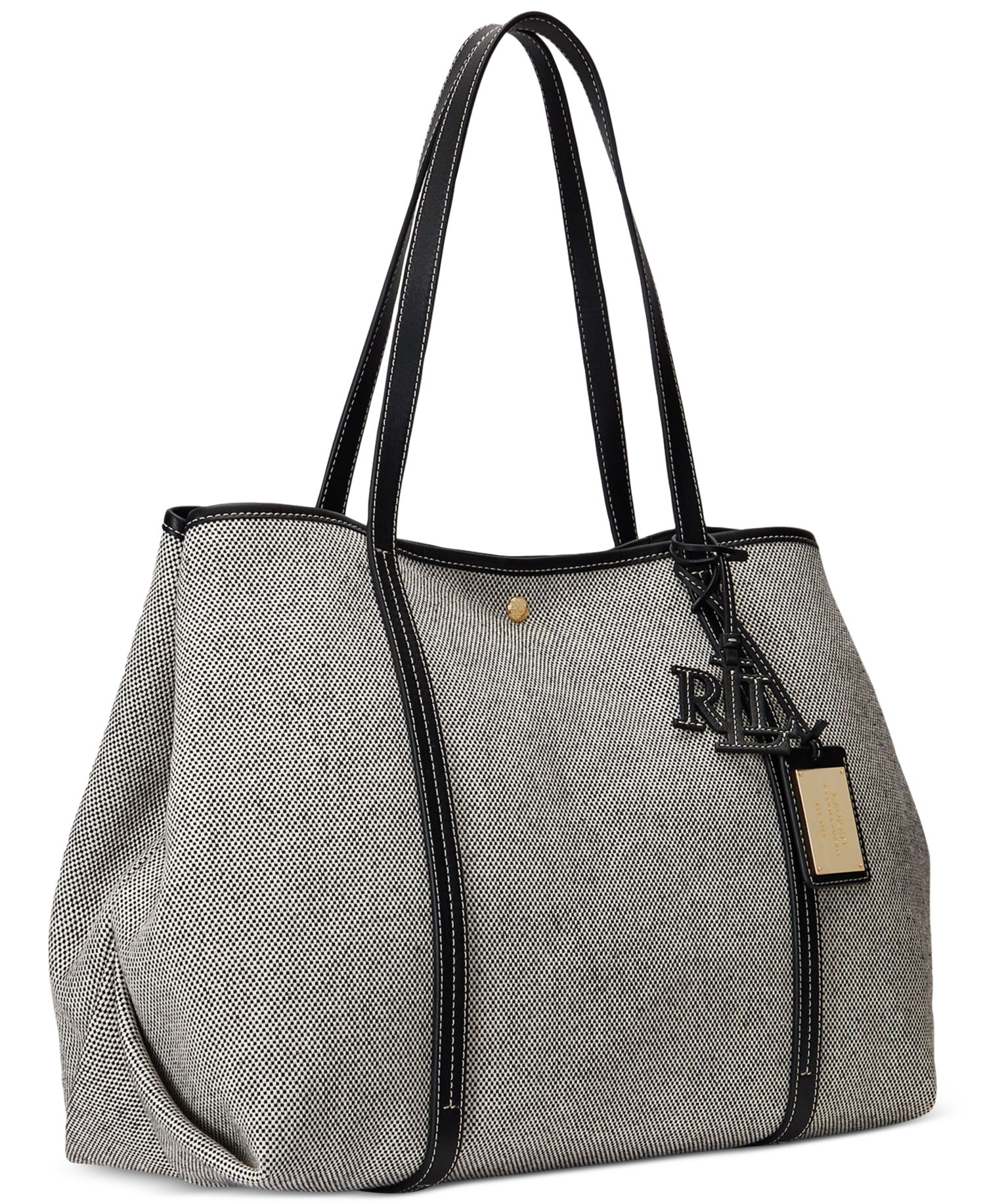 Emerie Canvas & Leather Extra-Large Tote Bag