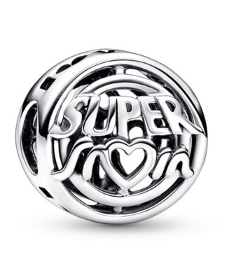Pandora Sterling Silver Mom Hero Openwork Charm Macy's