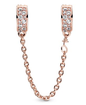 Clear Pavé Safety Chain Clip Charm AUTHENTIC Pandora Clear Pave Safety Chain Clip Charm