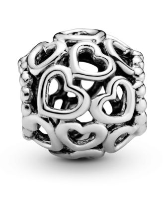 Sterling Silver Hearts All Over Charm