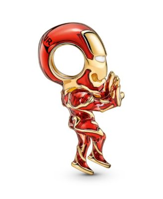 Cubic Zirconia Marvel the Avengers Iron Man Charm