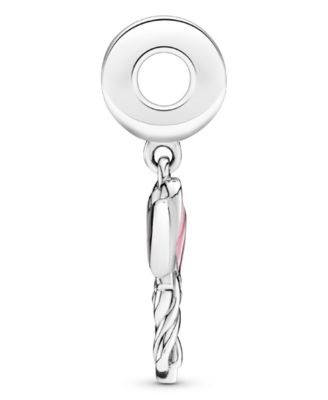 Cubic Zirconia Happy Bday Balloon Dangle Charm