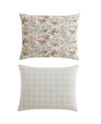 Bramble Floral Cotton Reversible 3-Piece Comforter Set, King