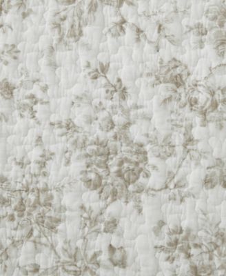 Walled Garden Cotton Reversible 3-Piece Quilt Set, King