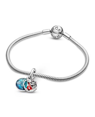 Sterling Silver Disney Lilo Stitch Family Dangle Charm