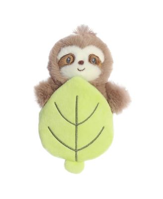 ebba Small Sonny Sloth Pocket Peekers Playful Baby Plush Toy Brown 5.5"